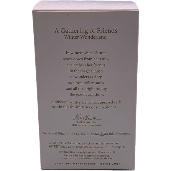 Hallmark Keepsake 2007 Gathering of Friends Winter Wonderland Ornament in Box - Picture 2 of 5